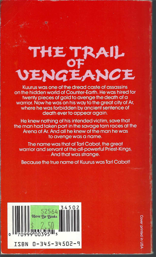 Assassin of Gor by John Norman back cover
