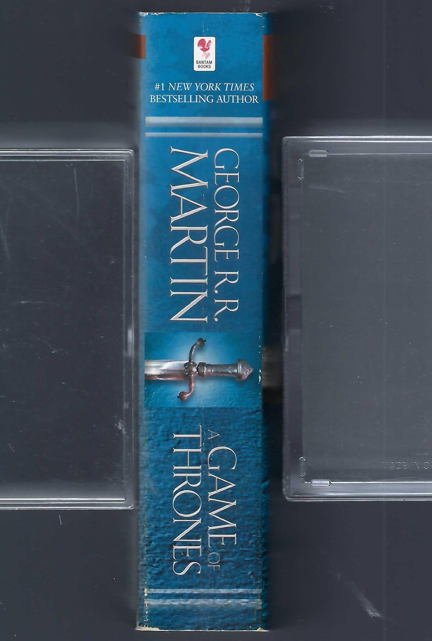 A Game of Thrones by George R. R. Martin spine