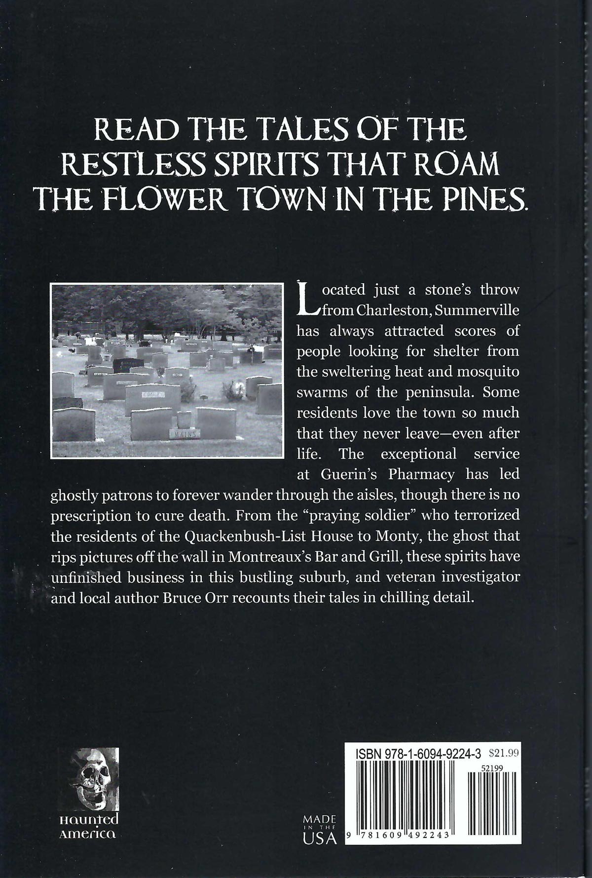 Haunted Summerville by Bruce Orr back cover