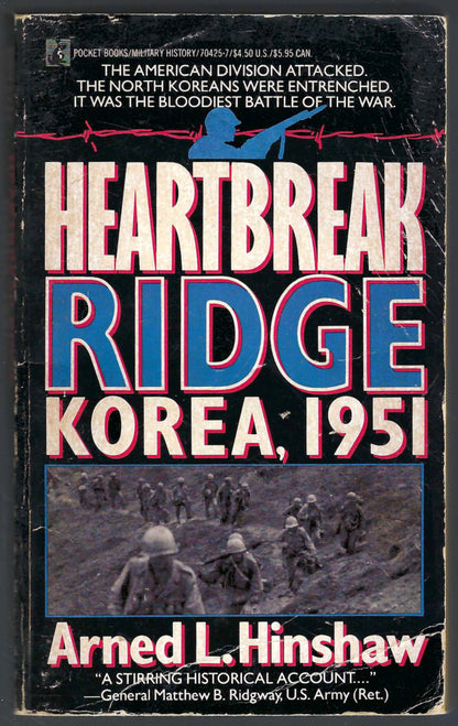 Heartbreak Ridge: Korea, 1951 by Arned Hinshaw front cover