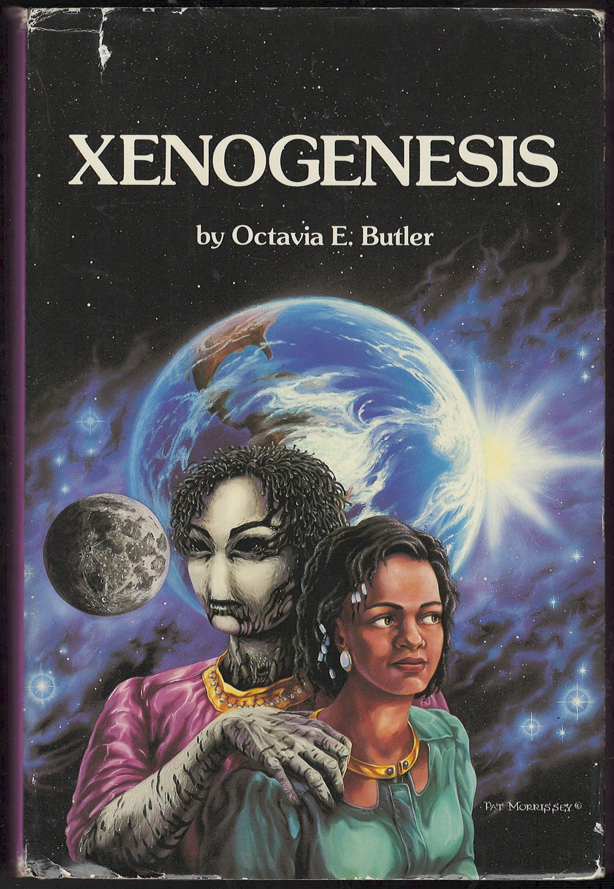 Front cover of Xenogenesis by Octavia E. Butler with a futuristic Earthling and alien characters.