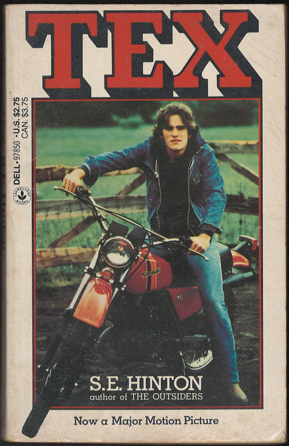 Tex by S. E. Hinton front cover