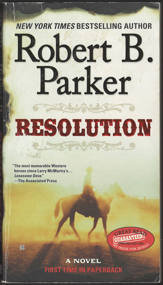 Resolution by Robert Parker front cover