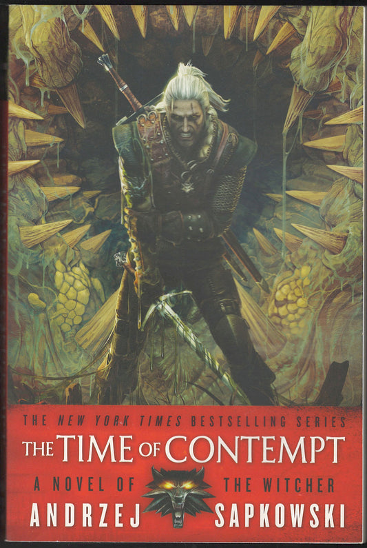 Front cover of The Time of Contempt from The Witcher series by Andrzej Sapkowski