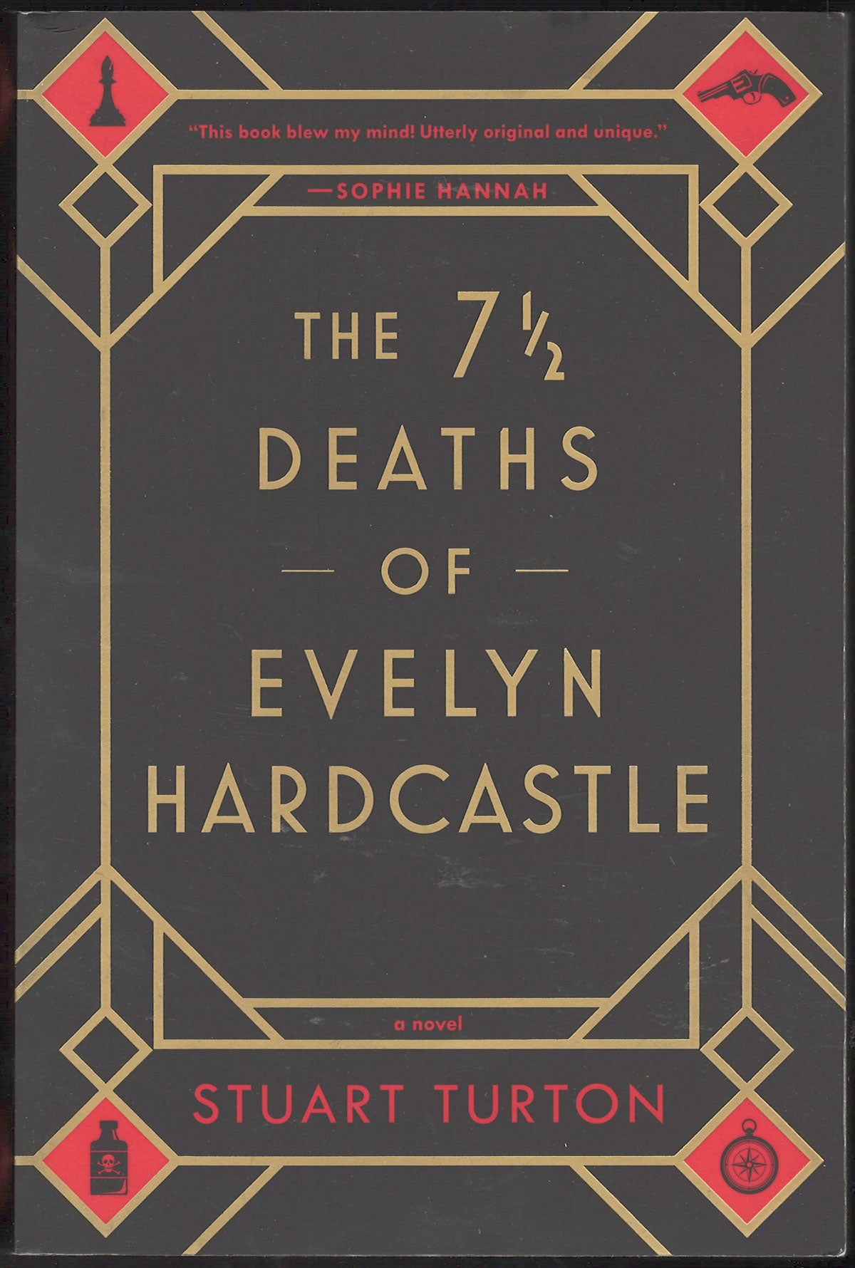 The 7½ Deaths of Evelyn Hardcastle by Stuart Turton front cover