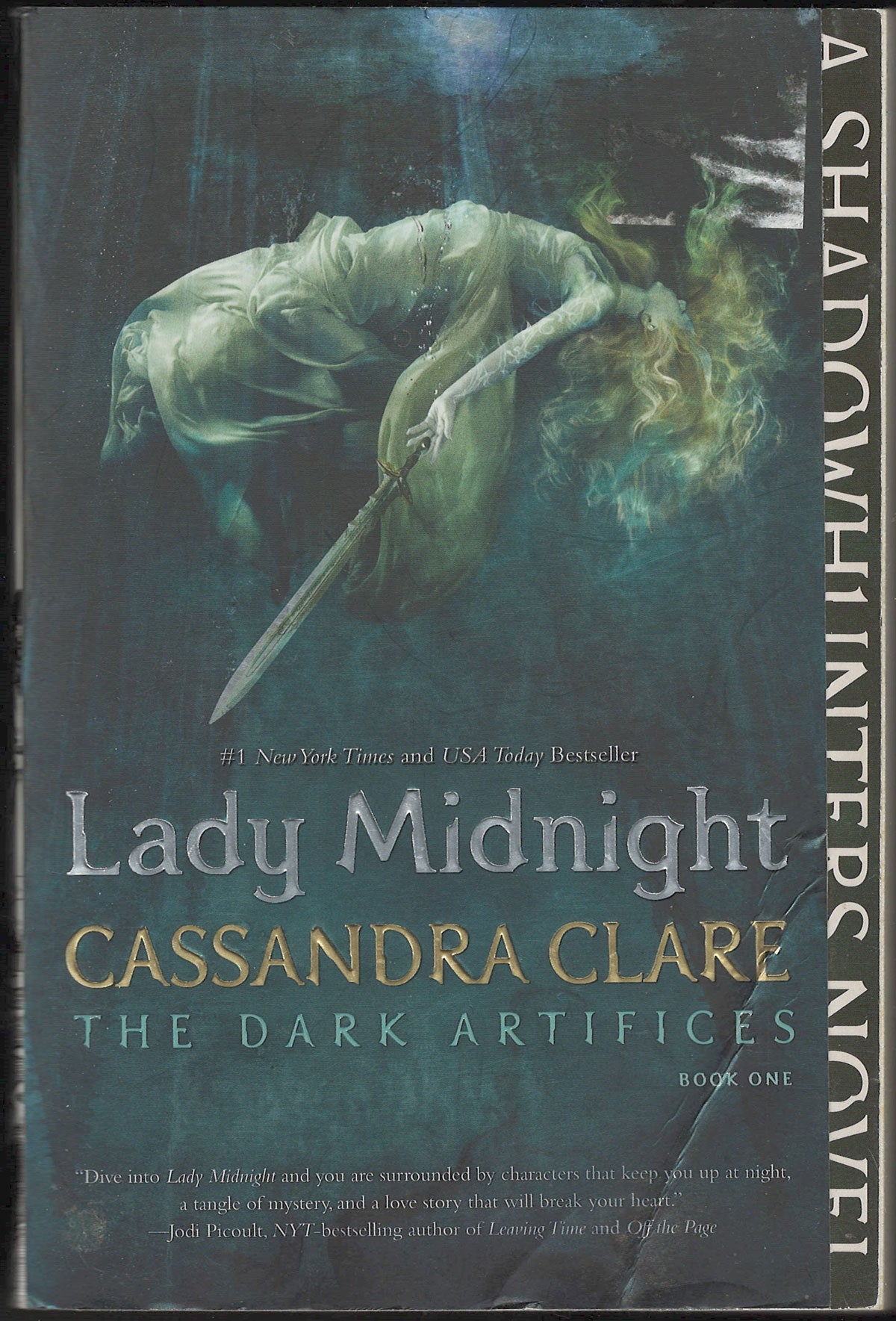 Front cover of Lady Midnight by Cassandra Clare with a dark and mystical design.