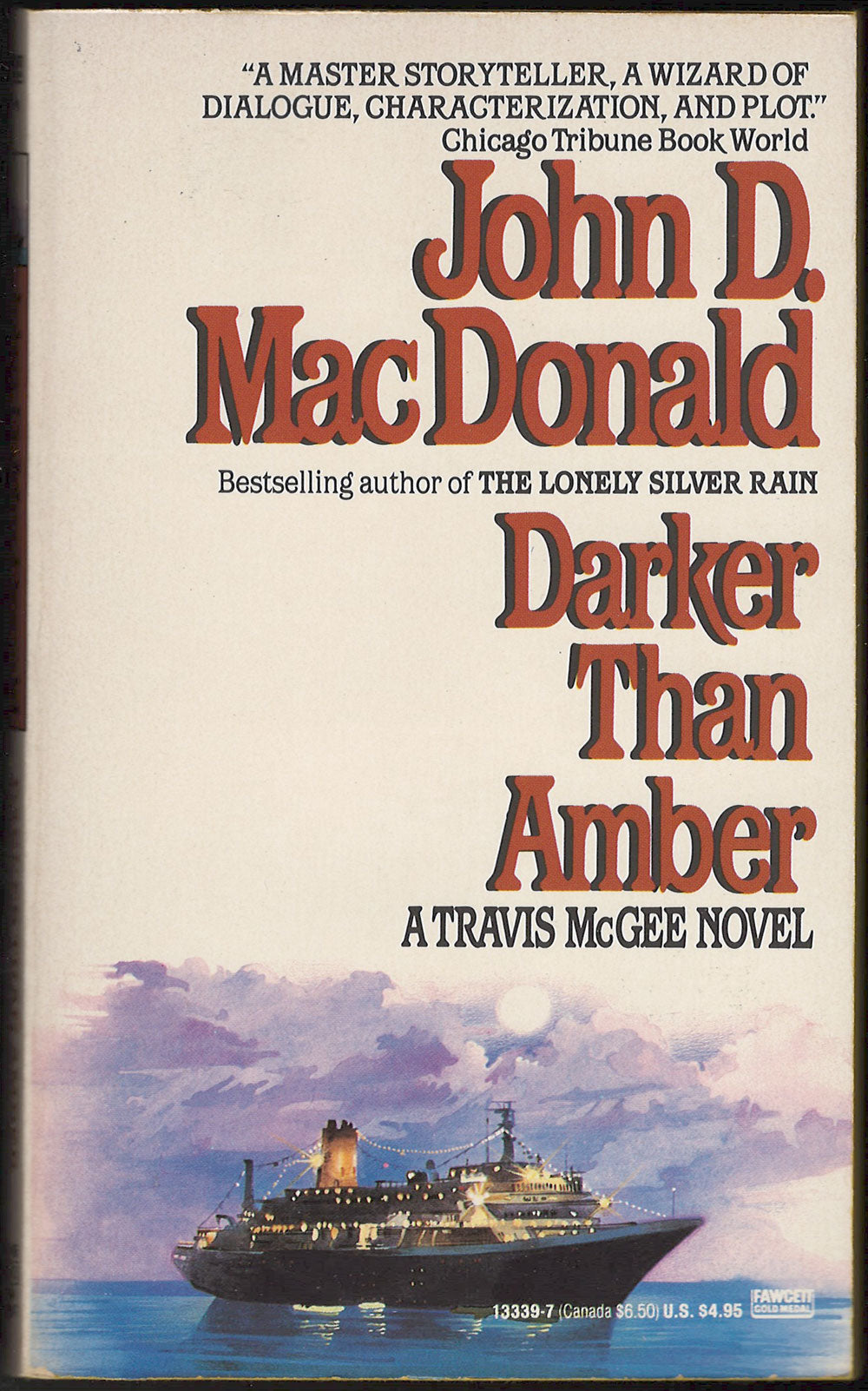 Darker Than Amber by John D. MacDonald front cover