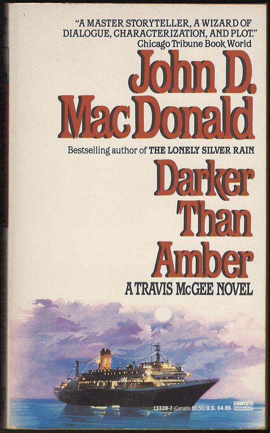 Darker Than Amber by John D. MacDonald front cover