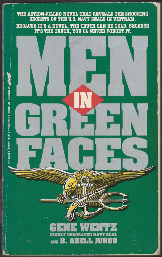 Men in Green Faces by Gene Wentz and B. Jurus front cover