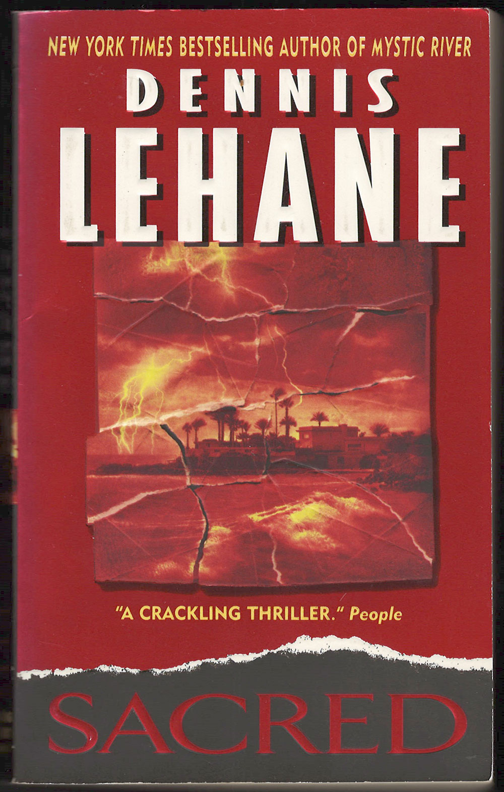 Sacred by Dennis Lehane front cover