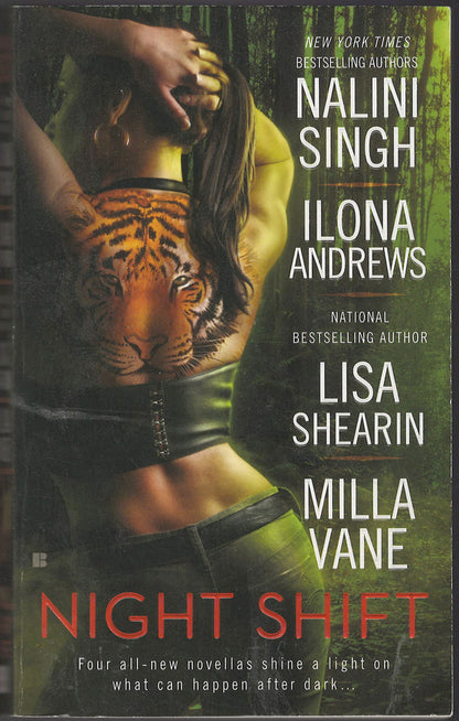 Night Shift by Nalini Signh, Ilona Andrews, Lisa Shearin, Milla Vane front cover