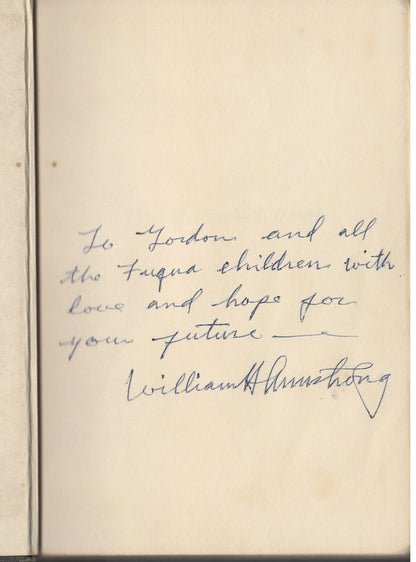 Through Troubled Waters by William Armstrong dedication