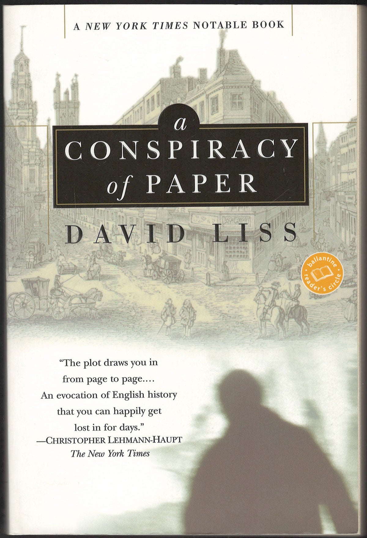 A Conspiracy of Paper by David Liss front cover