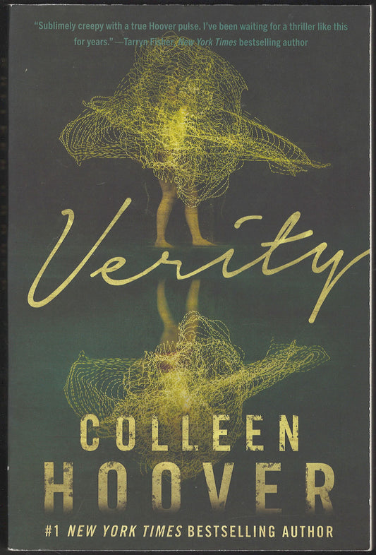 Front cover of Verity by Colleen Hoover with a stylized illustration.