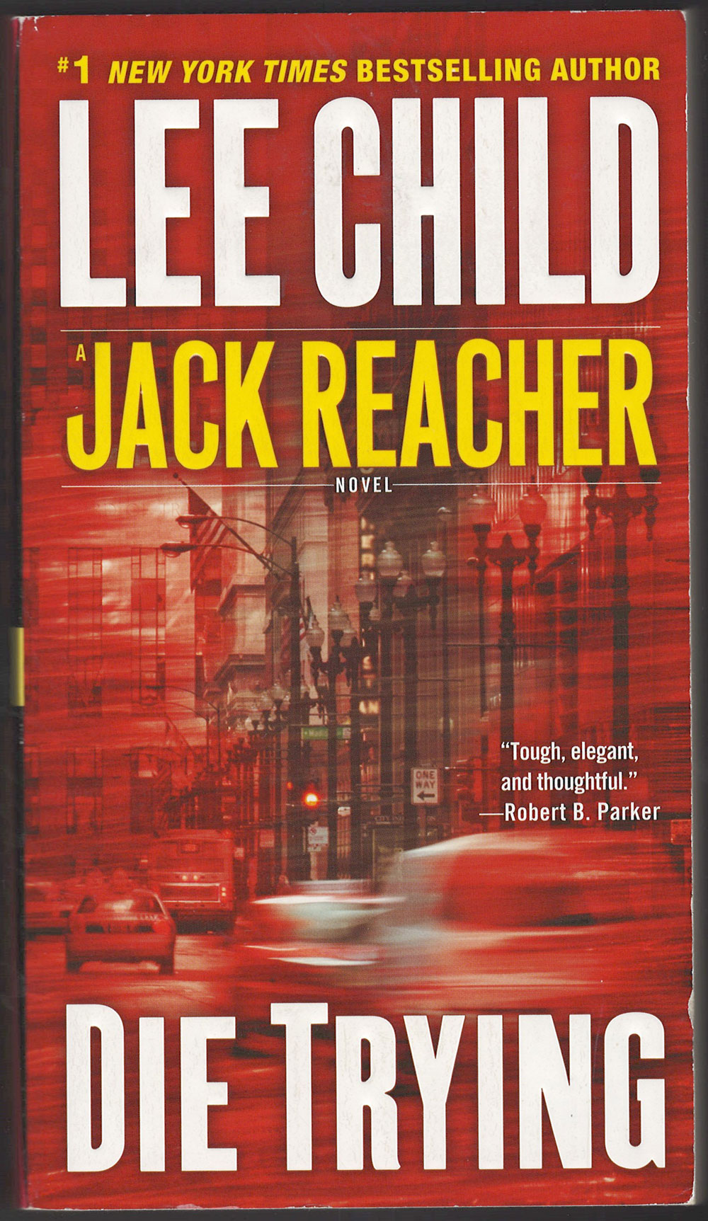 Die Trying by Lee Child front cover