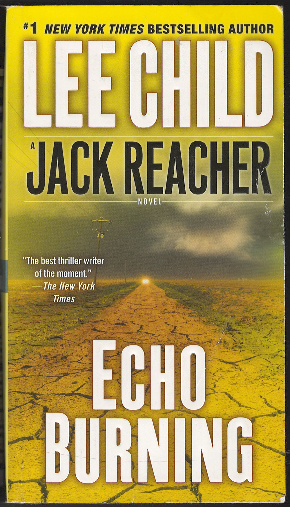 Echo Burning by Lee Child front cover