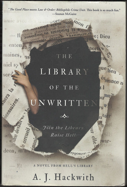The Library of the Unwritten by A. J. Hackwith front cover