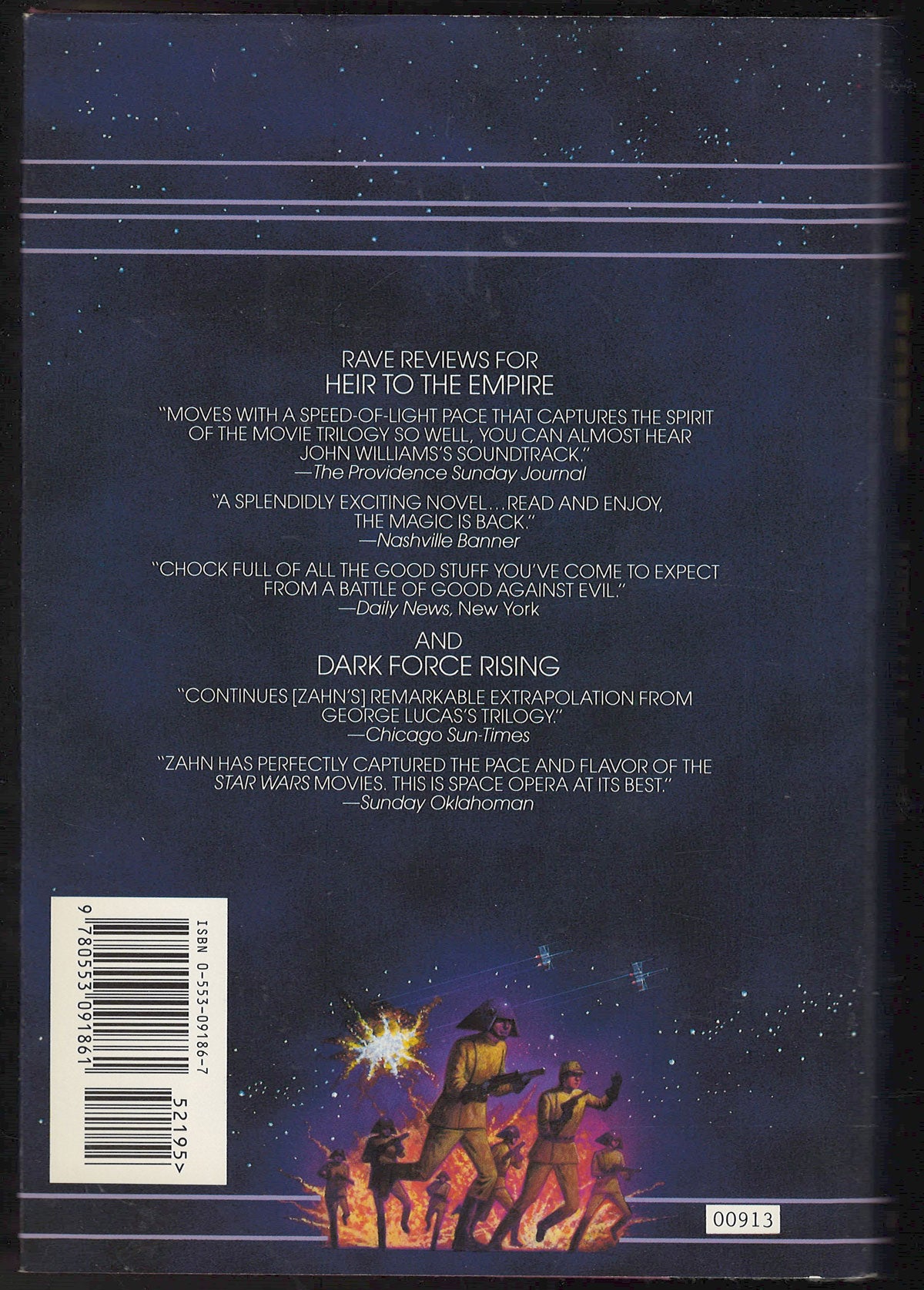 The Last Command by Timothy Zahn back cover
