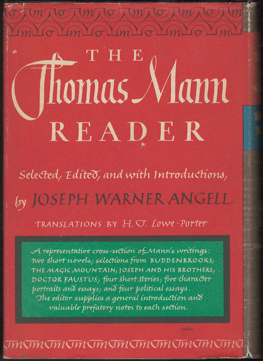 The Holy Sinner by Thomas Mann back cover