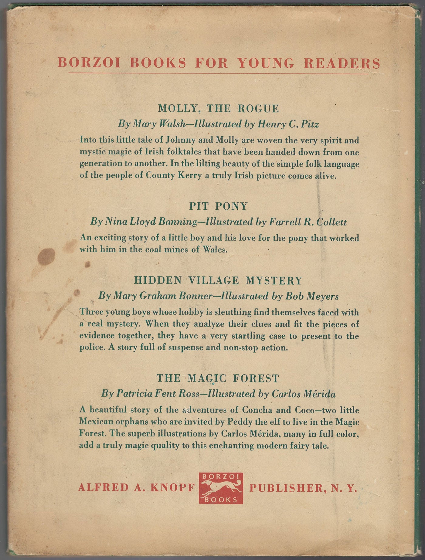 The Widow Woman and Her Goat by Mary Walsh back cover