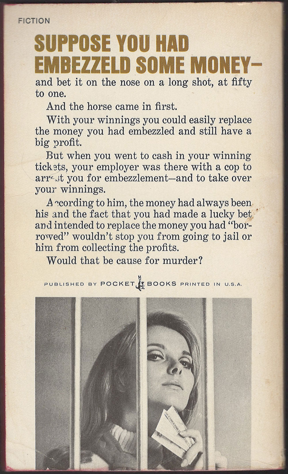 The Case of the Ice-Cold Hands by Erle Stanley Gardner back cover