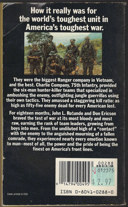 Charlie Rangers by Don Ericson and John L. Rotundo back cover