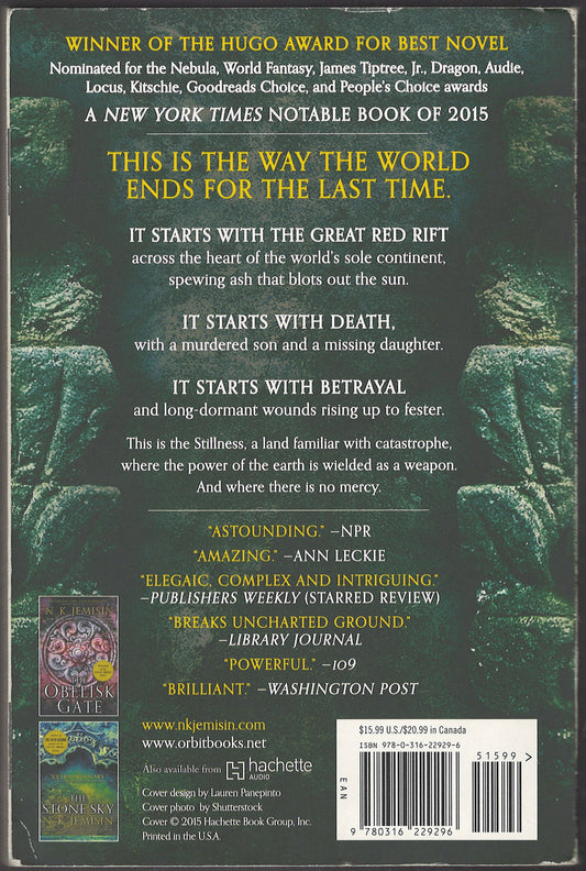 The Fifth Season by N. K. Jemisin back cover