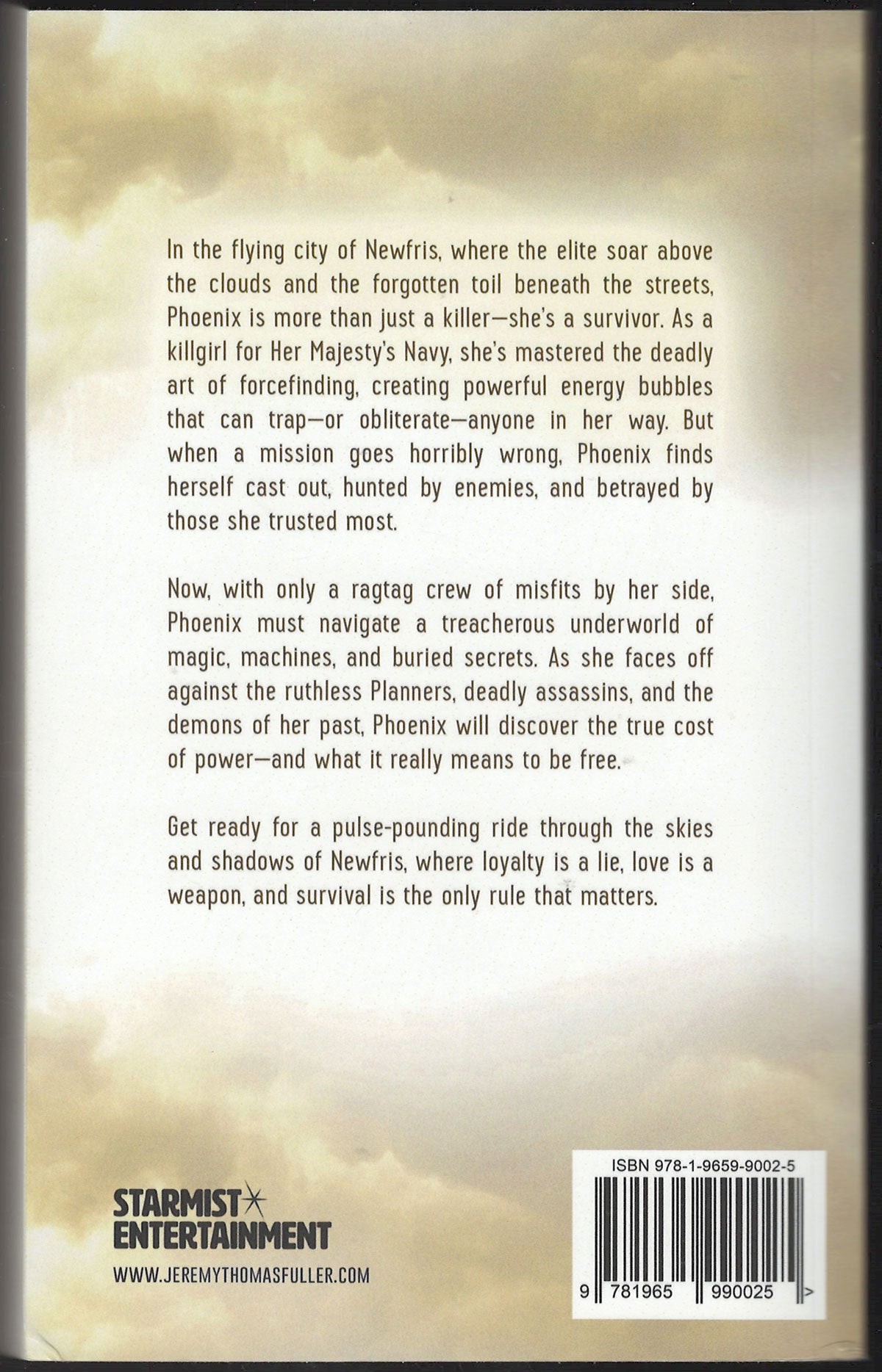 The Metal Wood by Jeremy Thomas Fuller back cover