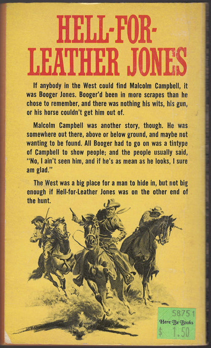 Hell-For-Leather Jones by John Shelley, David Shelley back cover