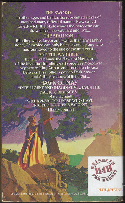 Hawk of May by Gillian Bradshaw back cover