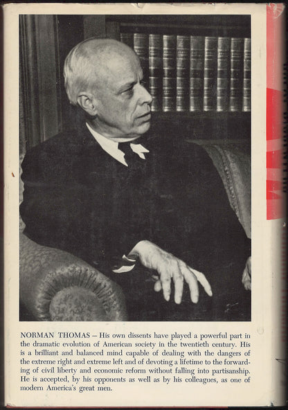 Great Dissenters by Norman Thomas back cover