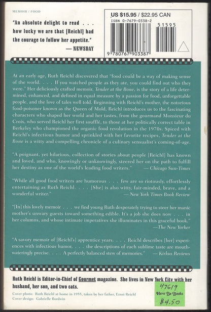 Tender at the Bone: Growing Up at the Table by Ruth Reichl back cover