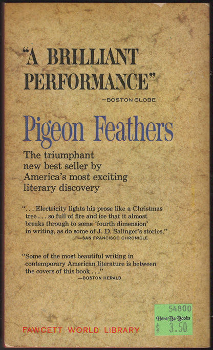 Pigeon Feathers and Other Stories by John Updike back cover