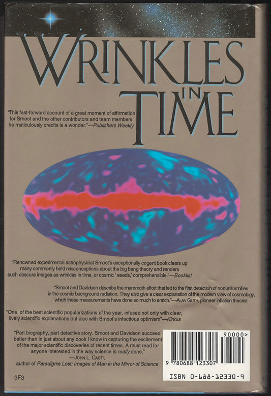 Wrinkles in Time by George Smoot and Keay Davidson back cover