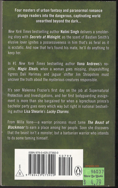 Night Shift by Nalini Signh, Ilona Andrews, Lisa Shearin, Milla Vane back cover