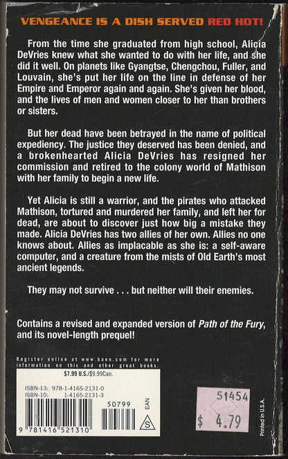 In Fury Born by David Weber back cover