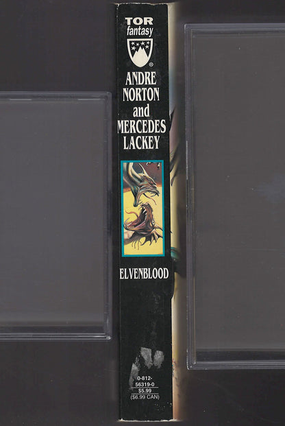 Elvenblood by Andre Norton and Mercedes Lackey spine