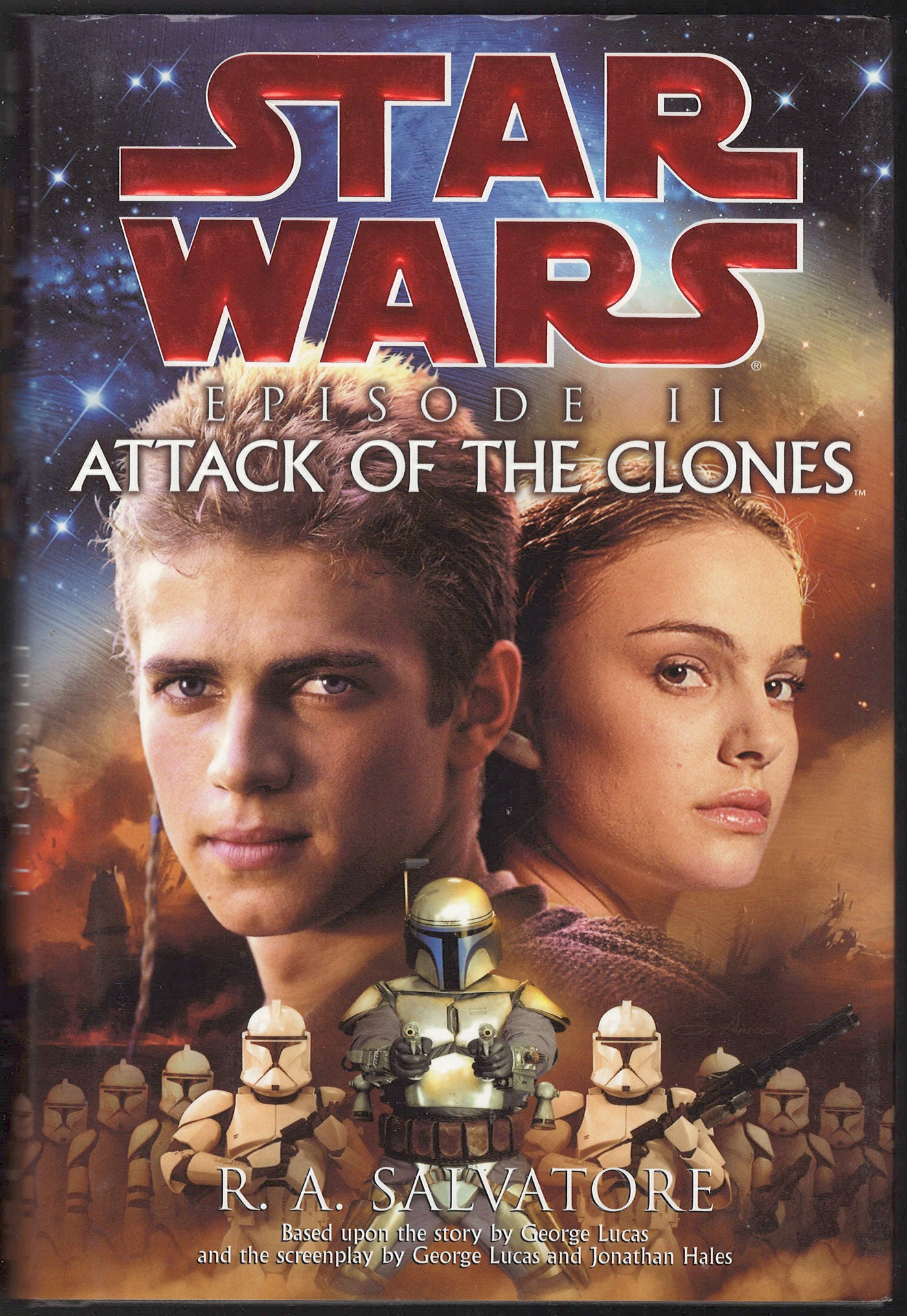 Star Wars Attack of the Clones by R. A. Salvatore front cover
