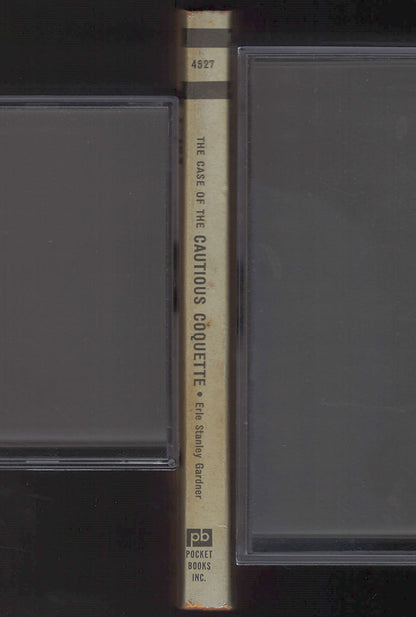 The Case of the Cautious Coquette by Erle Stanley Gardner spine
