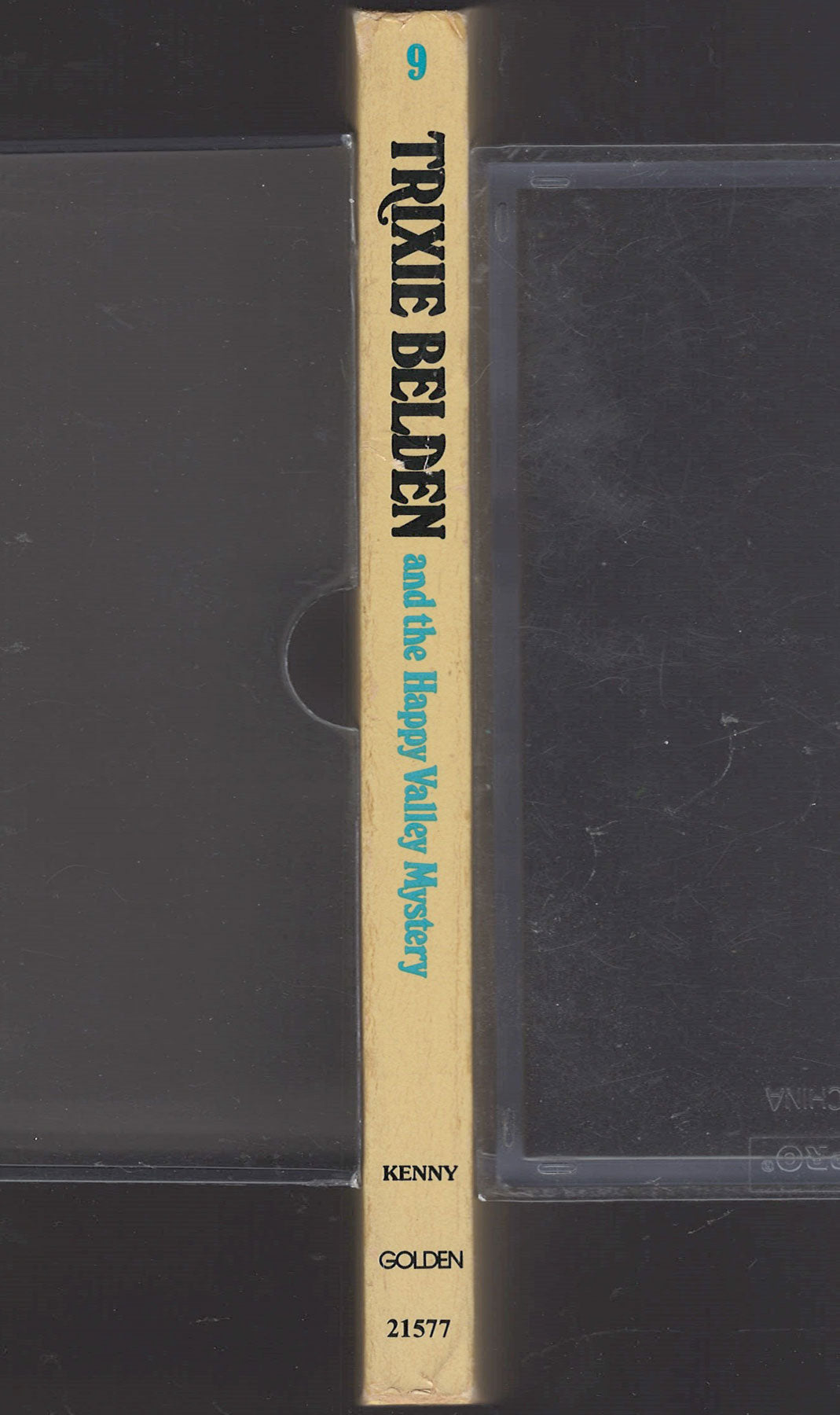 Trixie Belden and the Happy Valley Mystery spine