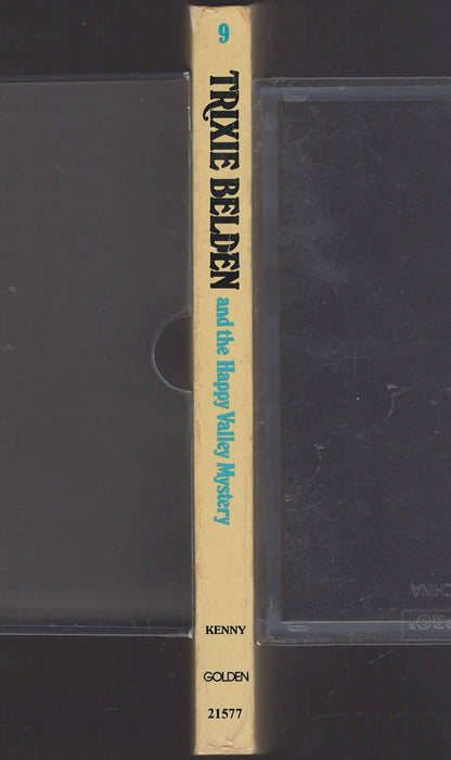 Trixie Belden and the Happy Valley Mystery spine
