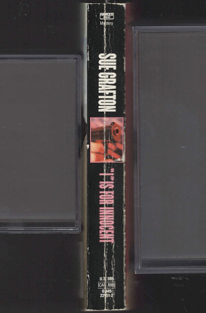 "I" Is for Innocent by Sue Grafton spine