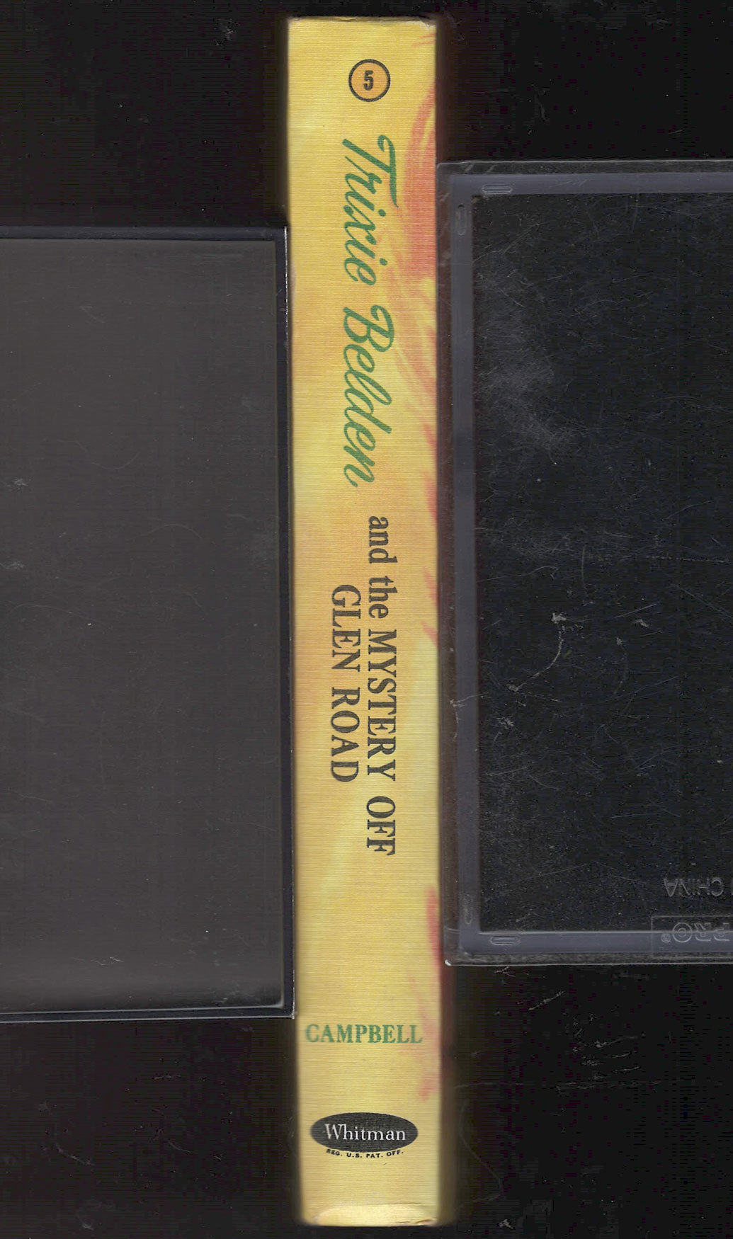 Trixie Belden and the Mystery Off Glen Road by Julie Campbell spine