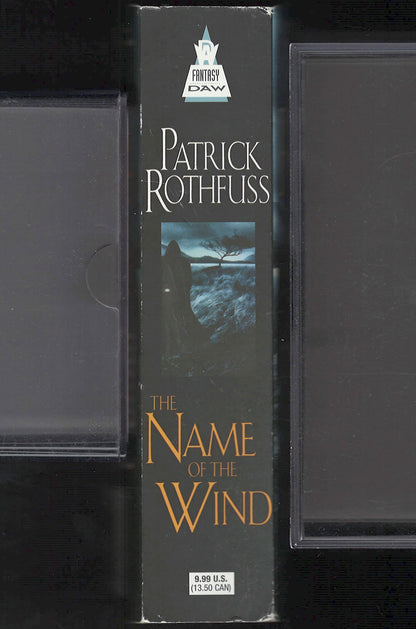 The Name of the Wind by Patrick Rothfuss spine