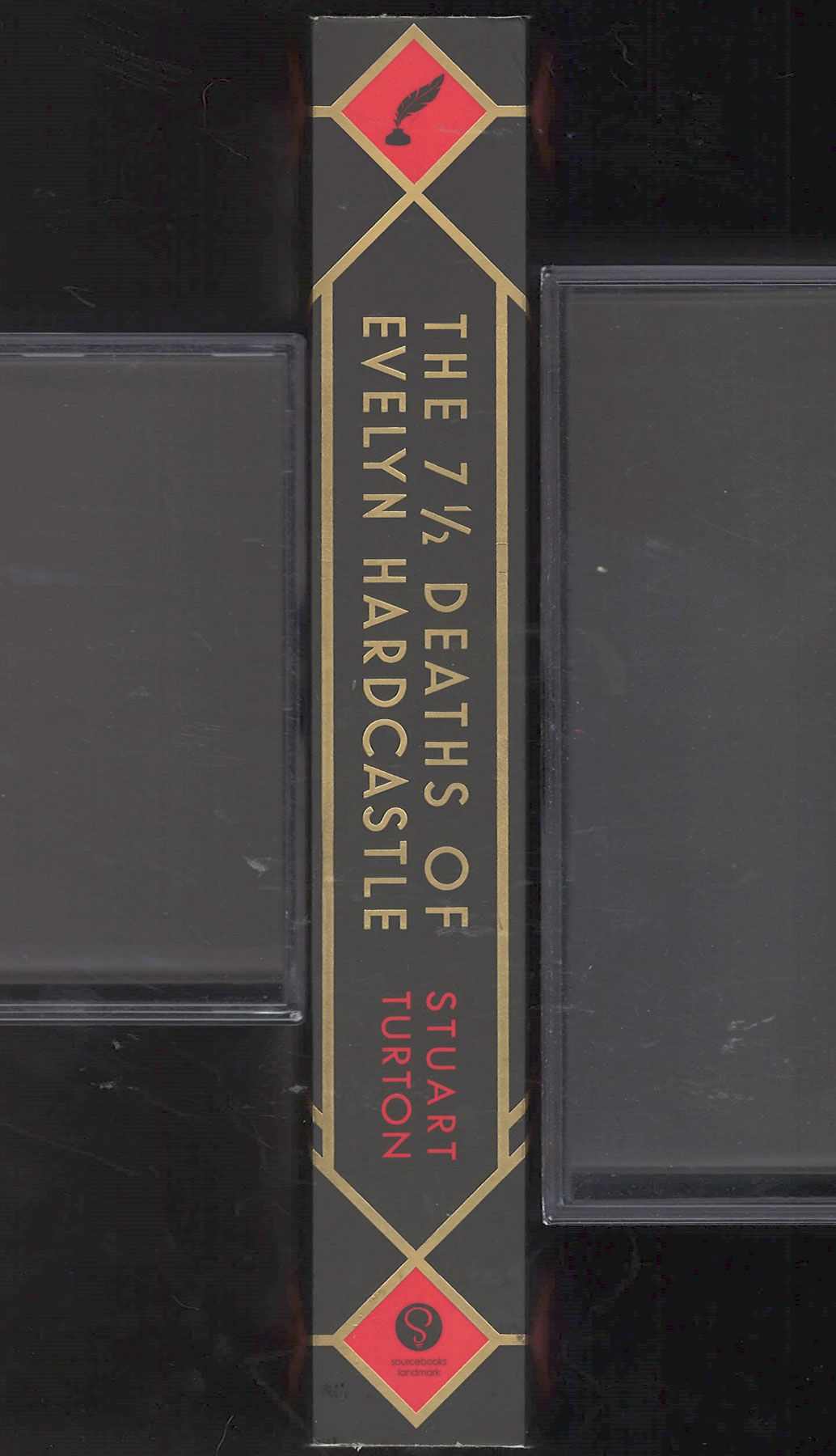 The 7½ Deaths of Evelyn Hardcastle by Stuart Turton spine