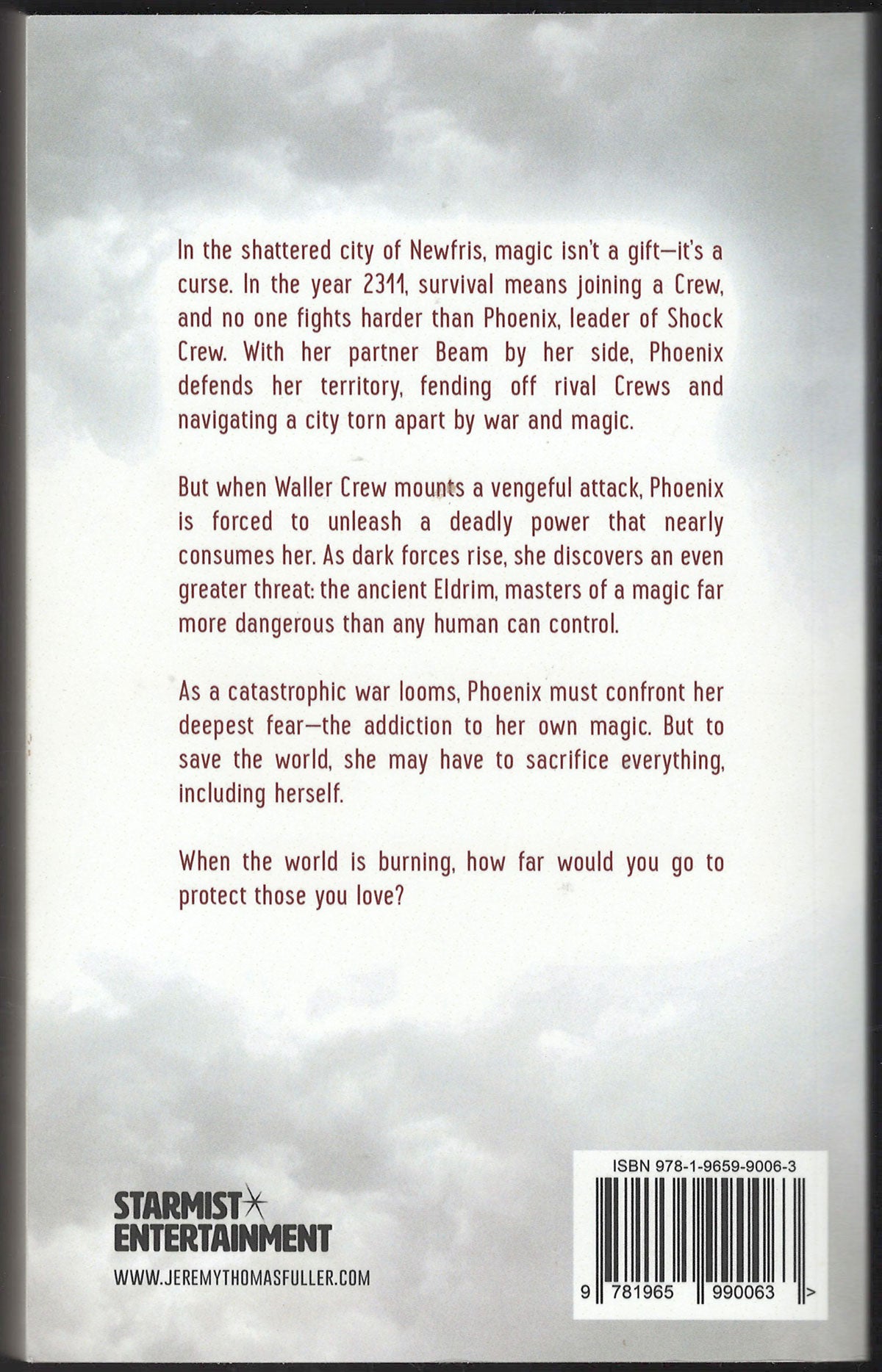 The Stone Flame by Jeremy Thomas Fuller back cover