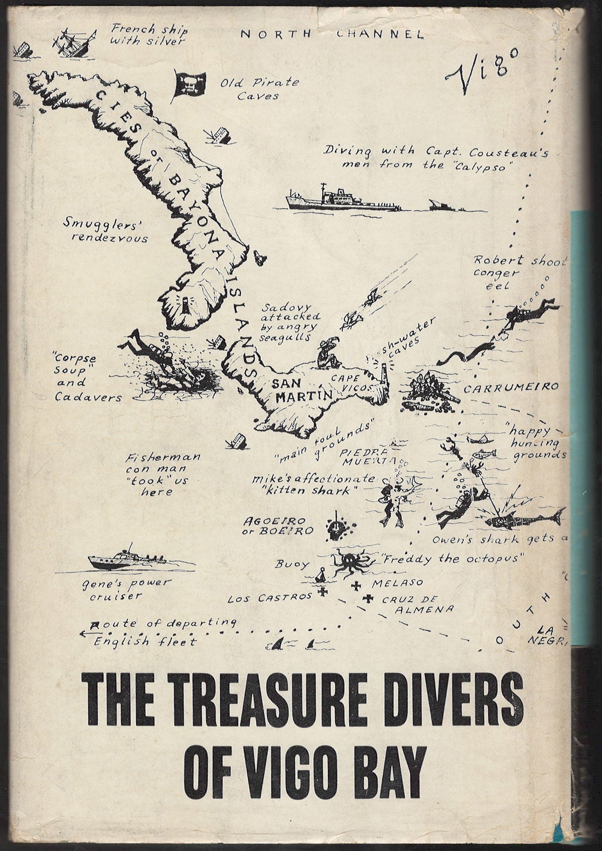 The Treasure Divers of Vigo Bay by John Potter back cover