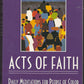 Front cover of Acts of Faith by Iyanla Vanzant with a colorful illustration of people and a purple background