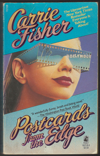 Postcards From The Edge by Carrie Fisher front cover