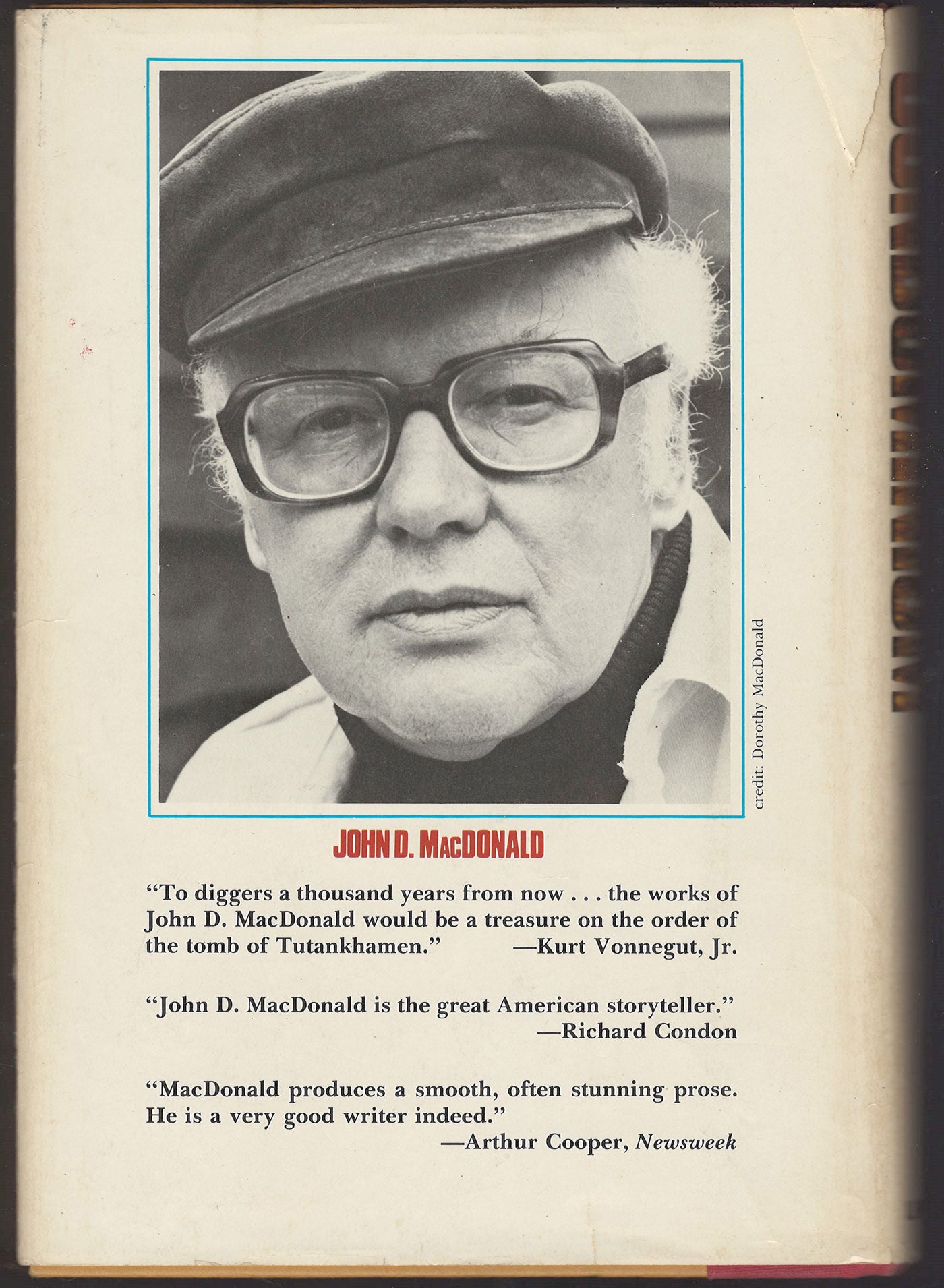 Condominium by John D. MacDonald back cover